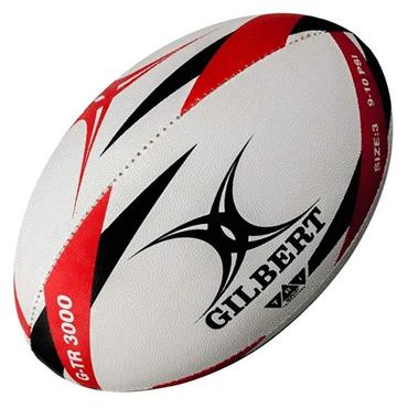 Gilbert G-TR3000 Rugby Training Ball - Size 3 - Pack of 10 - Red
