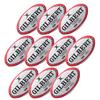 Gilbert G-TR4000 Rugby Training Ball - Size 4 - Pack of 10 - Red