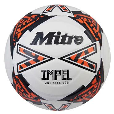 MITRE JUNIOR IMPEL LITE FOOTBALL | (AGES U6-U8) | 290G |  PACK OF 5 - Orange