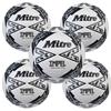 MITRE JUNIOR IMPEL LITE FOOTBALL | (AGE U12-U14) | 370G | PACK OF 5 - White