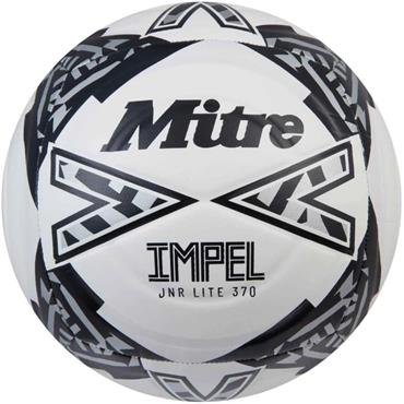 MITRE JUNIOR IMPEL LITE FOOTBALL | (AGE U12-U14) | 370G | PACK OF 5 - White