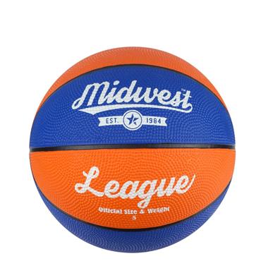 Midwest Leagure Basketball SIZE 5 - BLUE/ORANGE
