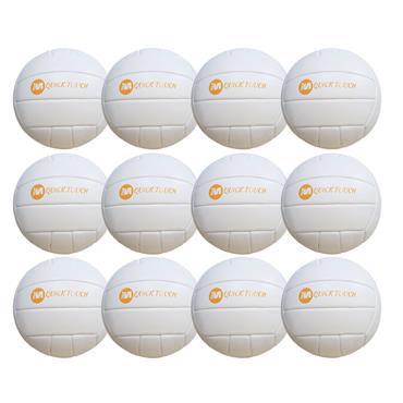 MICHAEL MURPHY SPORTS QUICK TOUCH FOOTBALL | (U8-U10) | PACK OF 12 - White