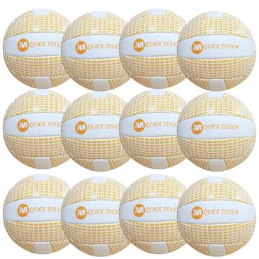 MICHAEL MURPHY GO GAMES | QUICK TOUCH | GAELIC FOOTBALLS | (FOR AGES U8-U10) | PACK  OF 12 - Orange