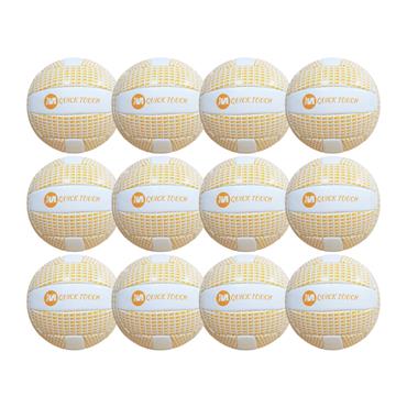 MICHAEL MURPHY SPORTS QUICK TOUCH FOOTBALL | U8-U10 | PACK  OF 12 - Orange