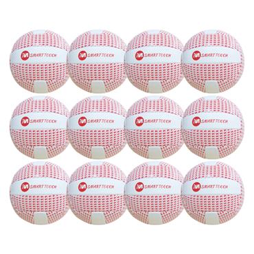 MICHAEL MURPHY SPORTS SMART TOUCH FOOTBALL | (AGE U10-U12) | PACK OF 12 | - Red