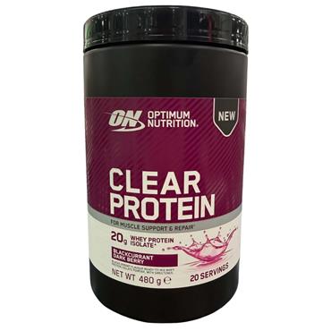 Optimum Nutrition Clear Whey | Blackcurrant Dark | 480g - BLACK