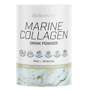 BiotechUSA Marine Collagen Drink Powder Lemon & Green Tea| 240g - One