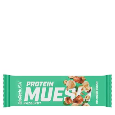 BioTechUSA Protein Muesli Bar | Hazelnut | 30g - One