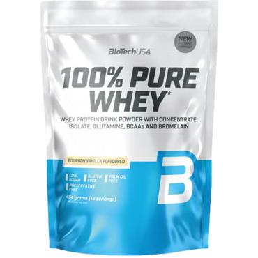 BioTechUSA 100% Pure Whey | Bourbon Vanilla | 400g - One