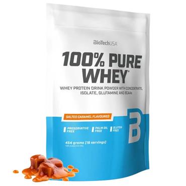 BioTechUSA 100% Pure Whey | Salted Caramel | 400g - One