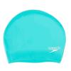 Speedo Long Hair Silicone Swim Cap - GREEN