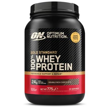 ON Gold Standard 100% Whey Protein Double Rich Chocolate 775g - BLACK