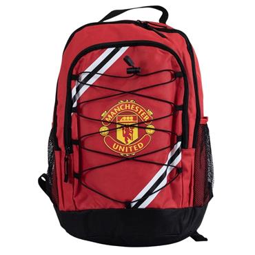 Manchester United Core Stripe Backpack - Red