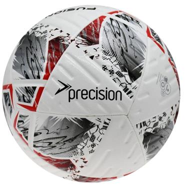 Precision Fusion+ FIFA Basic Training Ball 10 Pack Size 5 - White/Red