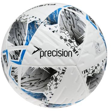 Precision Fusion+ FIFA Basic Training Ball 10 Pack Size 5 - White/Blue