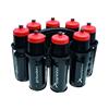 Precision 8 Water Bottles & Oval Carrier I 750ml I 8 Bottles - BLACK