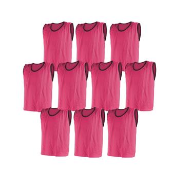 Sportech Mesh Training Bib 10 Pack - Pink