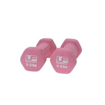 Urban Fitness Hex Dumbbells 0.5KG - Pink