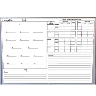 Lightning Dressing Room Board 90 x 120 - BLACK