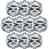 Mitre Impel One Training Football Size 5 Pack of 10 - Grey/White