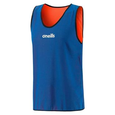 O' Neills Youth Reversible Bibs - Blue/ Orange - Blue/Orange