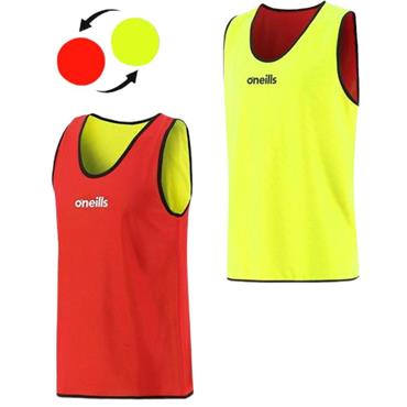 O' Neills YOUTH Reversible Bibs - Red/ Yellow - Red/Yellow
