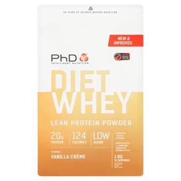 PHD Intelligent Nutrition Whey Protein I Vanilla Flavour - White