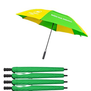 Donegal Umbrella Pack Of 5 - Green/ Gold - Green/Gold