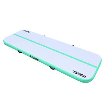 Urban Fitness Gymnastics Inflatable Tumbling Track Mat - GREEN