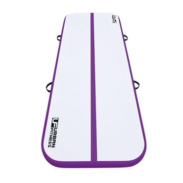 Urban Fitness Gymnastics Inflatable Tumbling Track Mat - Purple
