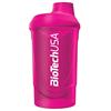 BioTechUSA Protein Wave Shaker 600ml - Pink