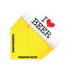 Harrow Quardo I Love Beer Flights - White
