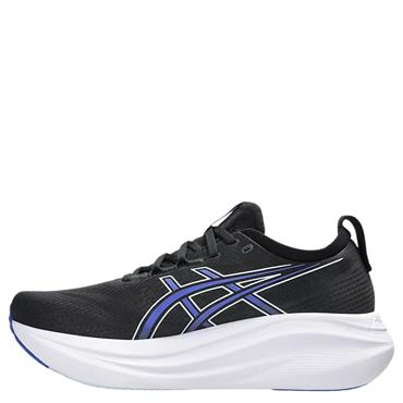 Asics Mens Gel-Nimbus 27 Running Shoe - Black/Blue