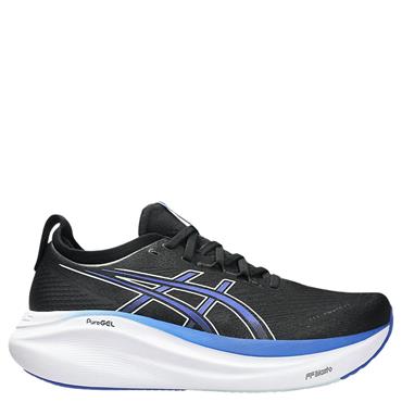 Asics Mens Gel-Nimbus 27 Running Shoe - Black/Blue