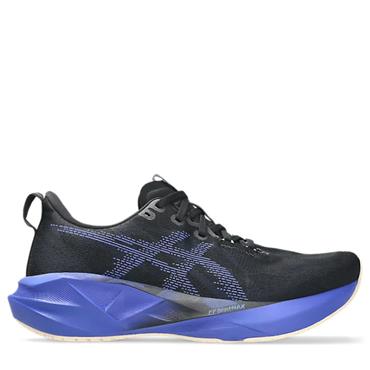 Asics Mens Novablast 5 Running Shoe - Black/Blue