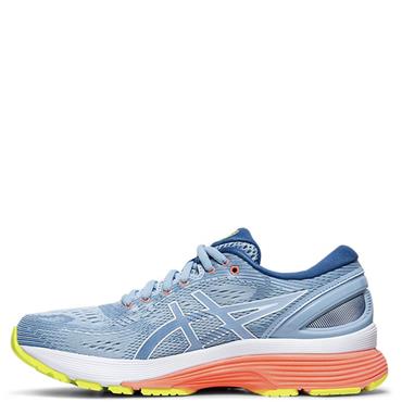 ASICS Womens Gel Nimbus 21 Running Shoe - BLUE