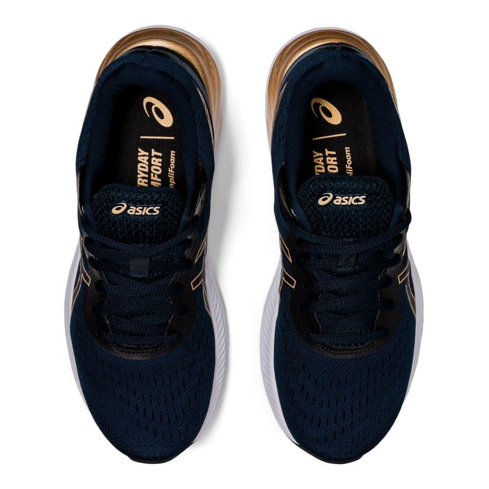 navy asics womens shoes