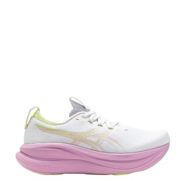 ASICS WOMENS GEL-NIMBUS 28 RUNNING SHOE - White/Pink