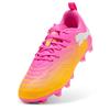 PUMA KIDS FUTURE 9 PLAY FG/AG FOOTBALL BOOTS - Pink