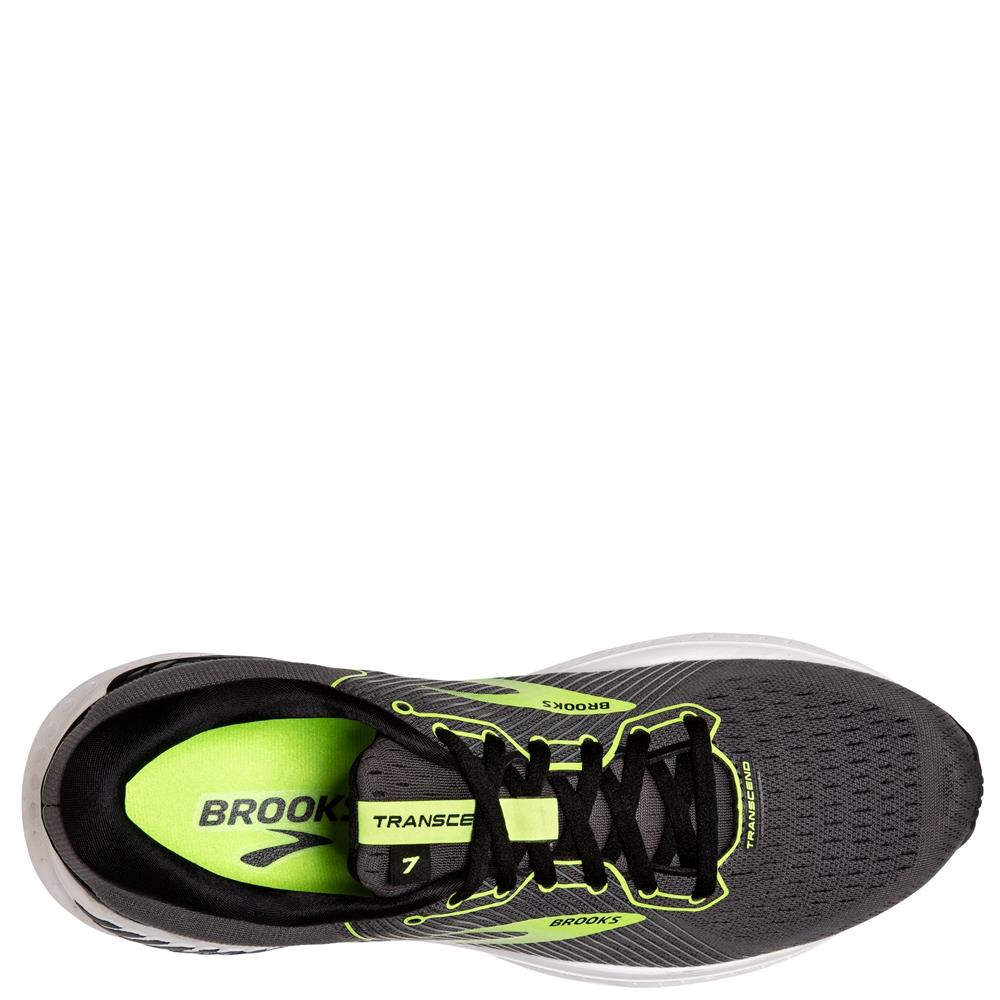 Brooks Mens Transcend 7 Running Shoe BLACK Michael Murphy Sports