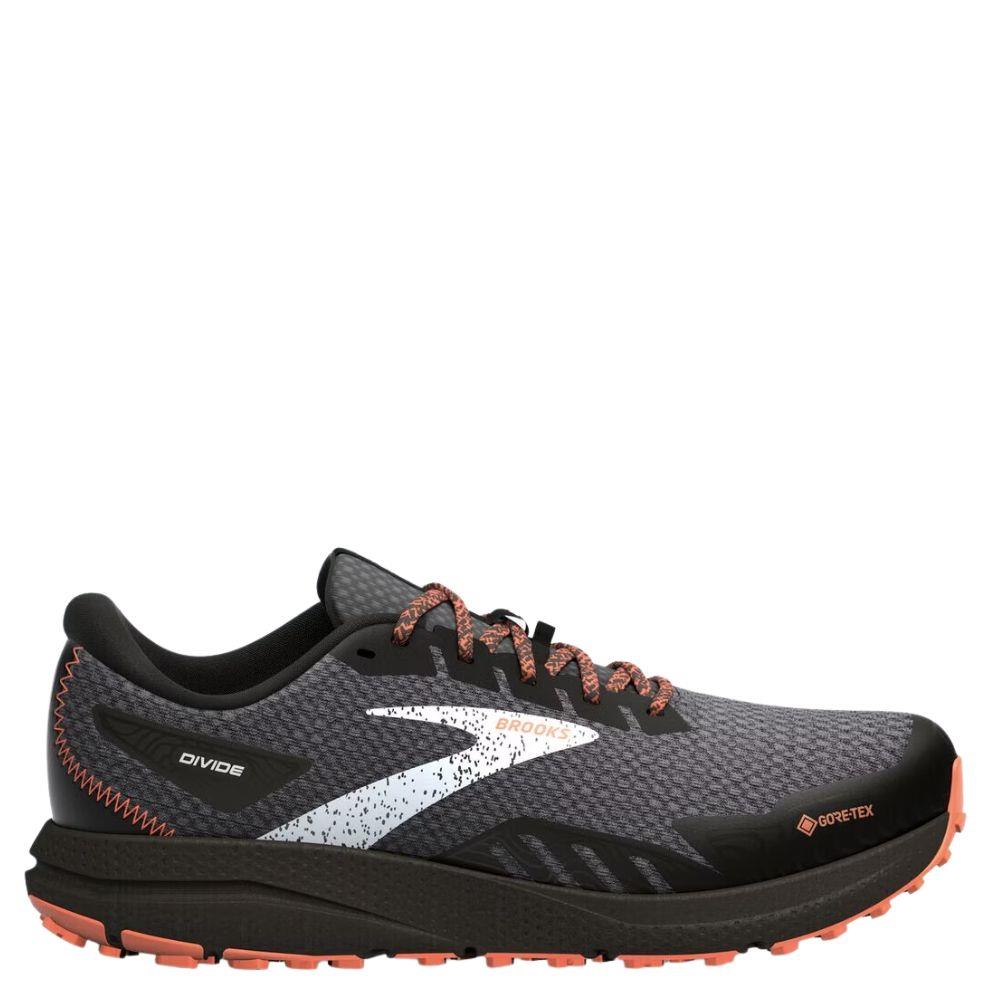 BROOKS MENS DIVIDE 4 GTX RUNNING SHOE - BLACK | Michael Murphy Sports ...