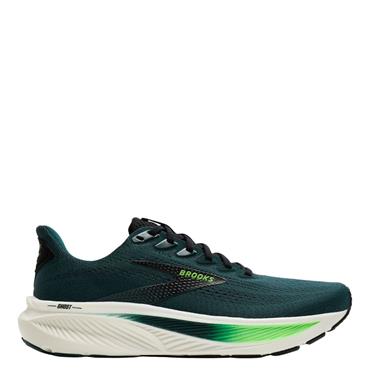 BROOKS MENS GHOST 17 RUNNING SHOE - GREEN