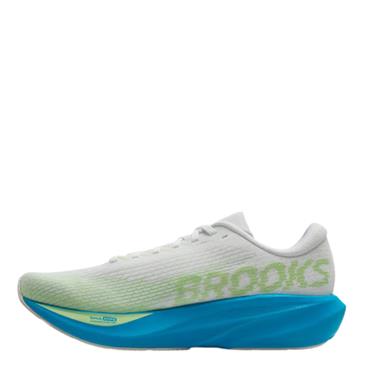Brooks Mens Ghost Amp Running Shoes - White
