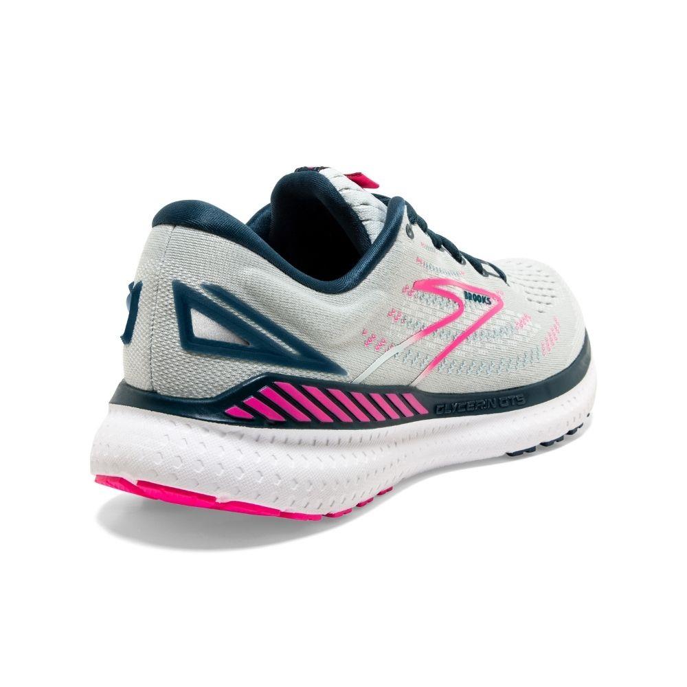 Brooks Womens Glycerin GTS 19 Running Shoe Grey Michael Murphy