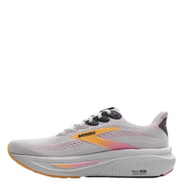 Brooks Women Ghost 17 Running Shoe - Grey/Pink