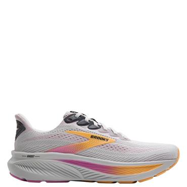 Brooks Women Ghost 17 Running Shoe - Grey/Pink