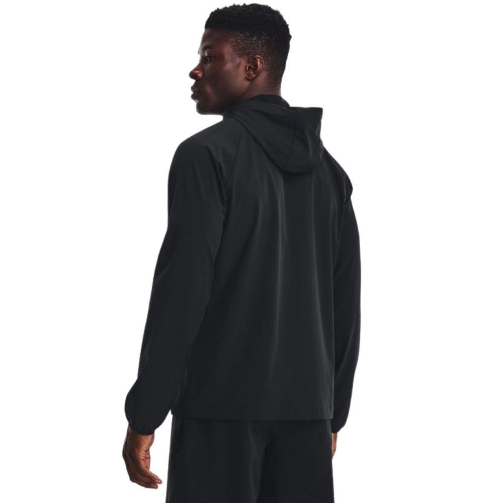 Under Armour Mens Stretch Woven Windbreaker BLACK Michael Murphy