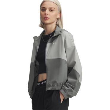 Under Armour Womens Rival Woven Jacket - Grey