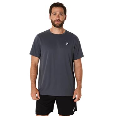 Asics Mens Core SS Tops - Grey